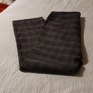 Lily Morgan Ladies Petite Grey Multi Jegging, size Large Nwt